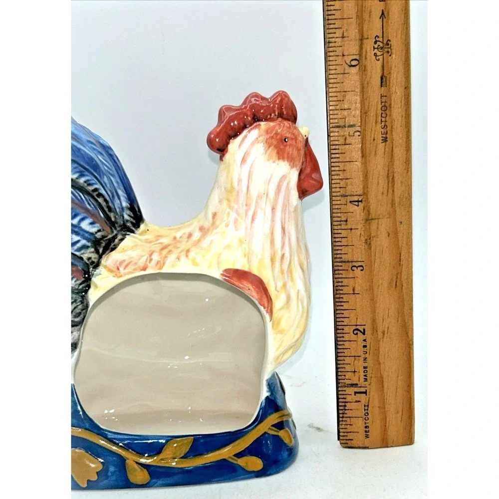 Cracker Barrel Ceramic Rooster Sponge Small Bar of Soap Holder‎ Kitchen